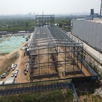 Structure métallique de bâtiment de conception de poutre en H préfabriquée/préfabriquée de grande envergure Q355/Q235 atelier d'entrepôt d'usine Structure métallique
