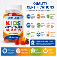 Gommes multivitaminées pour enfants : Nutrition quotidienne et soutien général au bien-être des enfants – Marque en marque blanche pour acheteurs B2B mondiaux