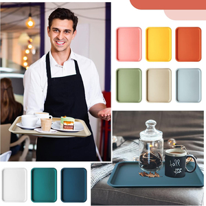 Khay nhựa hình chữ nhật đa năng, kiểu dáng nhà hàng, dùng cho căng tin, khách sạn và nhà hàng - Product Image 6