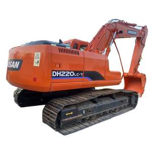Excavatrice sur chenilles d'occasion Doosan DH220, 22 tonnes, moteur et pompe haute puissance, garantie 1 an, origine Corée - Product Image 1