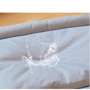 Coussin pour chien rectangulaire minimaliste gris uni en tissu Oxford respirant, pour intérieur, toutes saisons, amovible et lavable - Product Image 2