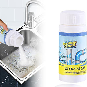 Potente detergente per lavandini e scarichi, agente sbloccante per tubi, detergente per scarichi a schiuma rapida per <span class=keywords><strong>cucina</strong></span>, WC e pulizia di tubature. - Product Image 1