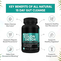 Capsules Détox Colon OEM Marque Privée Complément Nettoyant Colon Soutien Digestif Santé Intestinale Bien-être Pilules en Vrac Sans OGM