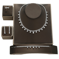 Accessoires de mariage élégants pendentif goutte d'eau déclaration Collier Simple Classique Ensemble de bijoux de mariée BN9068 Bijoux Femme Ensembl
