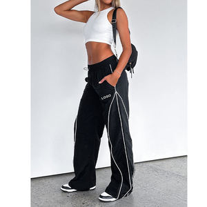 E230108 produttori di abbigliamento Custom <span class=keywords><strong>donna</strong></span> allenamento pista Joggers <span class=keywords><strong>pantaloni</strong></span> della tuta da <span class=keywords><strong>donna</strong></span> palestra sport Streetwear Hip-hop <span class=keywords><strong>pantaloni</strong></span> - Product Image 1