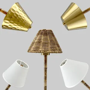 Бамбуковая настольная лампа