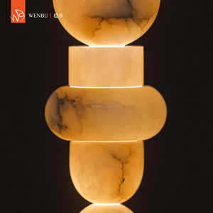 Spanish alabaster <b>Floor</b> <b>Lamp</b> for Living Room, Warm Organic Luxury Decor Light - Product Image 3