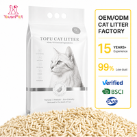 Litière pour chat en tofu biodégradable, naturelle, écologique, sans poussière, contrôle des odeurs, qualité supérieure, vente en gros, directement de l'usine depuis 15 ans, approvisionnement en vrac