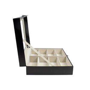 High-end MDF/Pu Leather 8 Slot Handmade Sunglasses Watch Organizer Multi-function Watch Stand Box Jewelry Display - Product Image 6