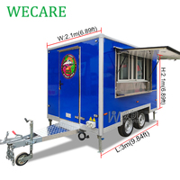 Camion de restauration rapide entièrement équipé Wecare, camion de restauration personnalisé, remorque de vente de boissons