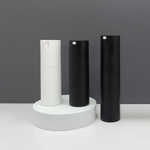 Stock 30ml 50ml White Frosted Plastic <b>Pump</b> Lotion <b>Bottle</b> Serum Cosmetic Serum Packaging Matte Black Airless <b>Pump</b> <b>Bottle</b> - Product Image 5