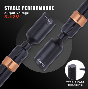 Kit de <span class=keywords><strong>Tatouage</strong></span> Complet Yilong pour Débutants avec Alimentation <span class=keywords><strong>Sans</strong></span> <span class=keywords><strong>Fil</strong></span>, Stylo Rotatif et Mallette – Set Complet Fournitures de <span class=keywords><strong>Tatouage</strong></span> - Product Image 5