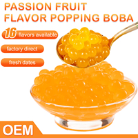 Hete Aanbieding 1,2kg Passievrucht Geïnfuseerde Popping Boba Bubble Tea Machine voor Melkthee Winkels en Drankbedrijven