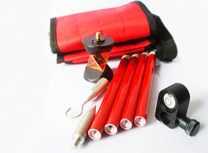 360 degrés Mini pour remplacement <span class=keywords><strong>de</strong></span> station totale <span class=keywords><strong>de</strong></span> prisme <span class=keywords><strong>de</strong></span> Type suisse comprend un crochet <span class=keywords><strong>de</strong></span> niveau à bulle <span class=keywords><strong>de</strong></span> sac souple à 4 pôles pour l'enquête + - Product Image 2