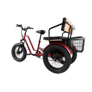 Tricycle électrique longue portée, 7 vitesses, vélo cargo électrique 20 pouces, 48V 1000W, trike électrique à 3 roues - Product Image 5