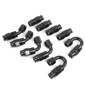 Kit de Conexiones de Enfriador de Aceite de Aleación de Aluminio AN6 AN8 AN10 de 0, 45, 90 y 180 Grados para Modificación Automotriz - Product Image 5