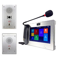 Sistema de intercomunicación de red IP Software Centro de llamadas Teléfono con llamada Sistema de micrófono de paginación VOIP Terminal de intercomunicación SIP