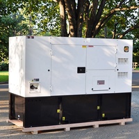 Générateur diesel silencieux à châssis ouvert WellPower WP-C50V monophasé 220V 40kva/50kva/100kva sur remorque avec ATS et télécommande