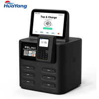 Station de recharge partagée HuaYang à 6 emplacements |   Distributeur automatique de batteries externes, recharge rapide dans les centres commerciaux et les aéroports