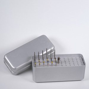 Caja de Esterilización para Fresas Dentales Teng Sheng, 60 Orificios, Acero Inoxidable, para Almacenamiento y Remojo de Instrumentos de Endodoncia - Product Image 1