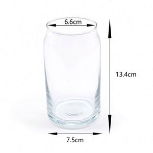 Wholesale 16oz Drinking Juice Glass Cup with <b>Bamboo</b> Lids and <b>Bamboo</b> <b>Straw</b> - Product Image 2