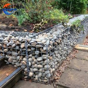 Mạ kẽm nhúng nóng 2x1x0.5m Hàn gabion hộp gabion giỏ đá Lồng hàng rào vườn giá - Product Image 1