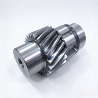 Arbre de transmission hélicoïdal en acier usiné CNC de précision personnalisable, pièces usinées sur mesure