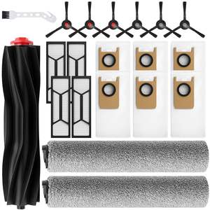 Pièces de rechange et accessoires pour aspirateur robot Eufy S1 Pro Omni : brosse rotative, filtres HEPA, balai latéral, sacs à poussière, outil de nettoyage - Product Image 1