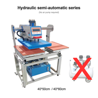 MOMOTECH Nieuwe Dubbele Station Semi-Automatische Warmtepersmachine Elektrische Verwarming 38*38cm Pneumatische Druk voor Hals/Borst Transfer