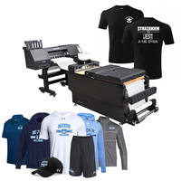 2024 prix usine chaud epson 2 ou 4 tête automatique t-shirt dtf imprimante pour vêtements t-shirt machine d'impression dtf imprimantes