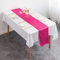 Chemin de table en satin en gros pour la décoration de mariages, banquets et événements