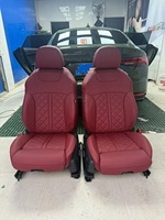Housse de Sièges de Voiture en Cuir de Luxe Personnalisée YLC Universelle pour Q3 Mg4 Polo 6r VW B5 Pajero Vectra c Stonic E53 Arkana Mk4