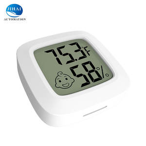 Mini termômetro higrômetro, termômetro medidor de temperatura e umidade para o quarto do bebê interno com sucção magnética - Product Image 6