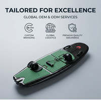 Envío Global OEM 72V 12KW Jetboard con Textura de Grafito Negro, Tabla de Surf Motorizada, Wakeboard, Embarcación Acuática con Correas y Asa