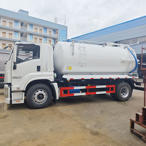 รถบรรทุก ISUZU GIGA 4x2 12 ตัน สำหรับดูดสิ่งปฏิกูลแบบเจ็ท 10 ตัน พวงมาลัยขวา รถดูดสิ่งปฏิกูลแบบถังสุญญากาศ รถบรรทุกถังเก็บของเสีย - Product Image 6