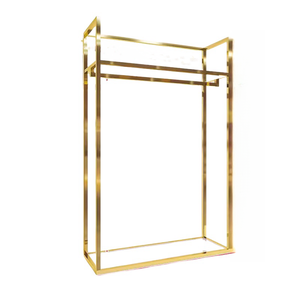 Espositore di <span class=keywords><strong>abbigliamento</strong></span> personalizzato di lusso per <span class=keywords><strong>abbigliamento</strong></span> in metallo scaffale per donna - Product Image 5