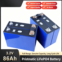 Nouvelle cellule prismatique au phosphate de fer et de lithium 3,2 V 86 Ah de qualité A à décharge profonde pour système solaire, véhicule électrique, chariot de golf, marine