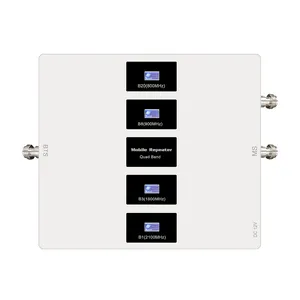 Hot sale quad 4 four band 2g 3g 4g 5g cell phone signal booster 4g signal booster mobile signal booster repeater