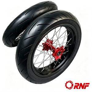 Pneus <span class=keywords><strong>slick</strong></span> pour moto électrique tout-terrain Sur-Ron Ultra Bee modifiée, avec moyeu de roue 2.50X17 3.50X17 et ensemble complet de jantes série 7 - Product Image 4