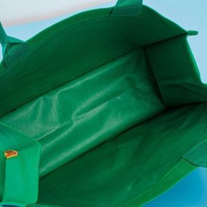 Bolsa de Lona Impermeable para Regalos de Navidad, Color Verde, Venta al Por Mayor de Fábrica - Product Image 3