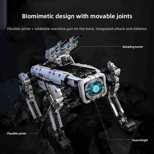 Tombwood, Juguete de Bloques de Construcción de Perro Mecánico de Ciencia Ficción, Simulación, Control Remoto, Programación, Educación Científica - Product Image 2