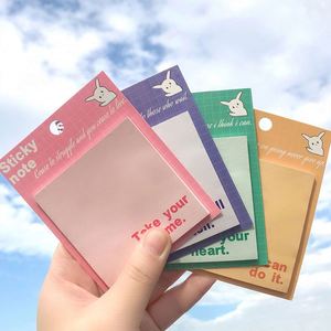 HengXin Creative <b>Sticky</b> <b>Note</b> English Stationery Notepad With Top <b>Sticky</b> School Supplies Colorful - Product Image 3