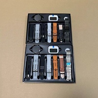 Beliebte D96 Plus Smartwatch 7-in-1-Set Uhr Kopfhörer Tragbarer Lüfter Kabelloses Ladekabel für Smartwatch