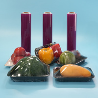 Film alimentaire en PVC de qualité alimentaire, haute transparence, anti-humidité, anti-buée, extensible pour l'emballage de chocolat, de collations et d'aliments