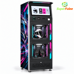 เครื่องทำความสะอาดหมวกกันน็อคอัตโนมัติ SuperFulee แบบหยอดเหรียญ หน้าจอสัมผัส บริการตนเอง ขนาด 10 นิ้ว ระบบคลาวด์ 20-150 - Product Image 1