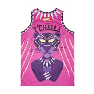 <span class=keywords><strong>Maglia</strong></span> da basket da <span class=keywords><strong>uomo</strong></span> la pantera nera rosa <span class=keywords><strong>Marvel</strong></span> S-XXL - Product Image 5