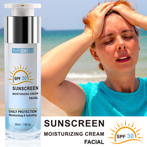 <span class=keywords><strong>Crema</strong></span> Solare <span class=keywords><strong>Idratante</strong></span> 2-in-1 <span class=keywords><strong>SPF</strong></span> 30 - Protezione ad Ampio Spettro UVA/UVB, <span class=keywords><strong>Crema</strong></span> <span class=keywords><strong>Viso</strong></span> Non Grassa, Servizio OEM Certificato GMP - Product Image 2