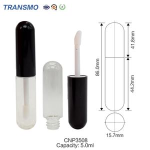 Tube de brillant à lèvres vide en plastique personnalisé de haute qualité, conteneur de baume à lèvres, étiquette privée, tubes de brillant à lèvres de 6 ml - Product Image 2