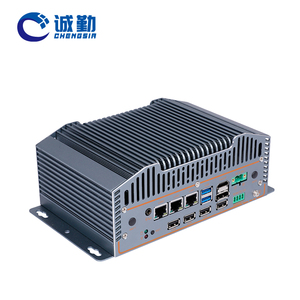 คอมพิวเตอร์อุตสาหกรรมขนาดเล็ก รุ่น Factory 12th Gen N305 N100 N150 แบบไม่มีพัดลม 3 LAN RJ45 POE 6Com 2*DDR5 CAN X86  ขนาดกะทัดรัด  N-B - Product Image 4