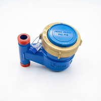 Compteur d'eau froide mécanique multi-jets à installation verticale, certifié ISO, prix de gros OEM/ODM standard usine DN15-25